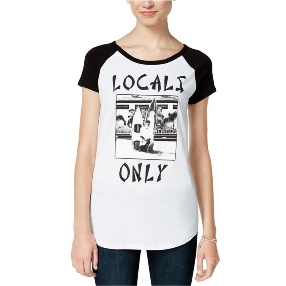 NTD Womens Juniors Locals Only Graphic T-Shirt, NWT
